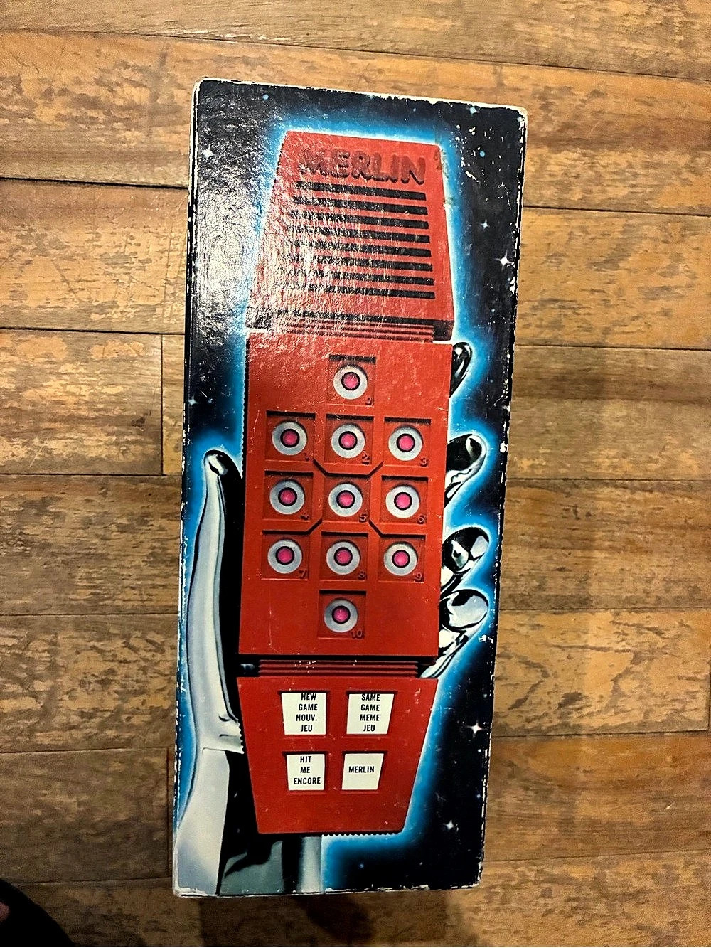 Merlin Electronic Game Console Box